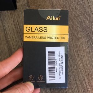 iPhone 12 pro tempered glass lens protector x2